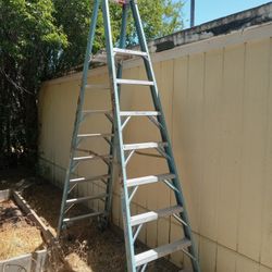 Ladder 12ft Stable Wheeled Ladder 