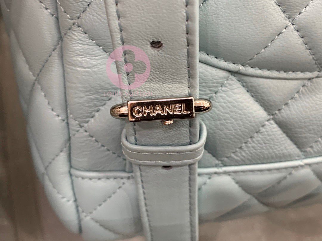 Chanel Backpack 91120 blue 25x20x10cm for Sale in Sienna Plant, TX - OfferUp