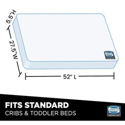 Simmons Beautyrest Silver Toddler Crib Mattress