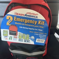 Ready America Emergency 2 Person Backpack Survival Kit Brand New 