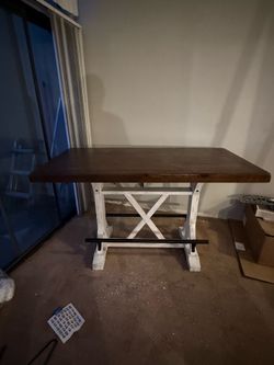 Ashley Valebeck Farmhouse Counter Height Table (60”)