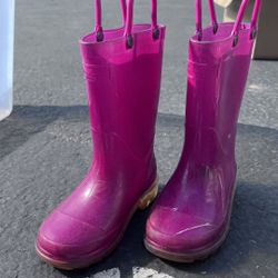 Light Up Boots Size 8 Kids!!!
