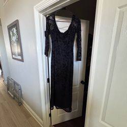 Black formal dress