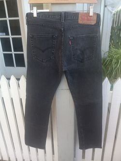 501 Levi's Black Denim Jeans 31x30
