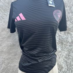 adidas Adult Inter Miami CF Lionel Messi #10 Jersey Black T-Shirt