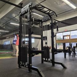 Vesta Pro Series 2in1 Squat Rack | Functional Trainer | 400lb Weight Stack | Commercial Grade | Gym Equipment | FREE DELIVERY🚚 🔴Plus SALES TAX 💲