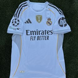 Real Madrid 2025/26 Home Jersey | Mbappe #10