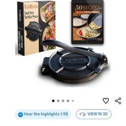 Tortilla Press - 10" Cast Iron 