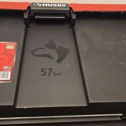 Husky 57Gal Storage Tote With Wheels