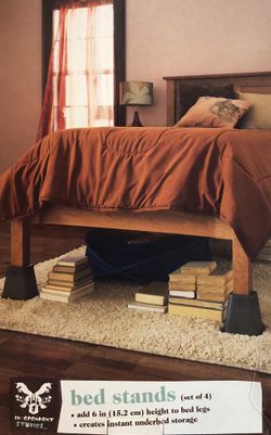 BRAND NEW 6 Inch Bed Stands / Bed Risers (Set of 4)