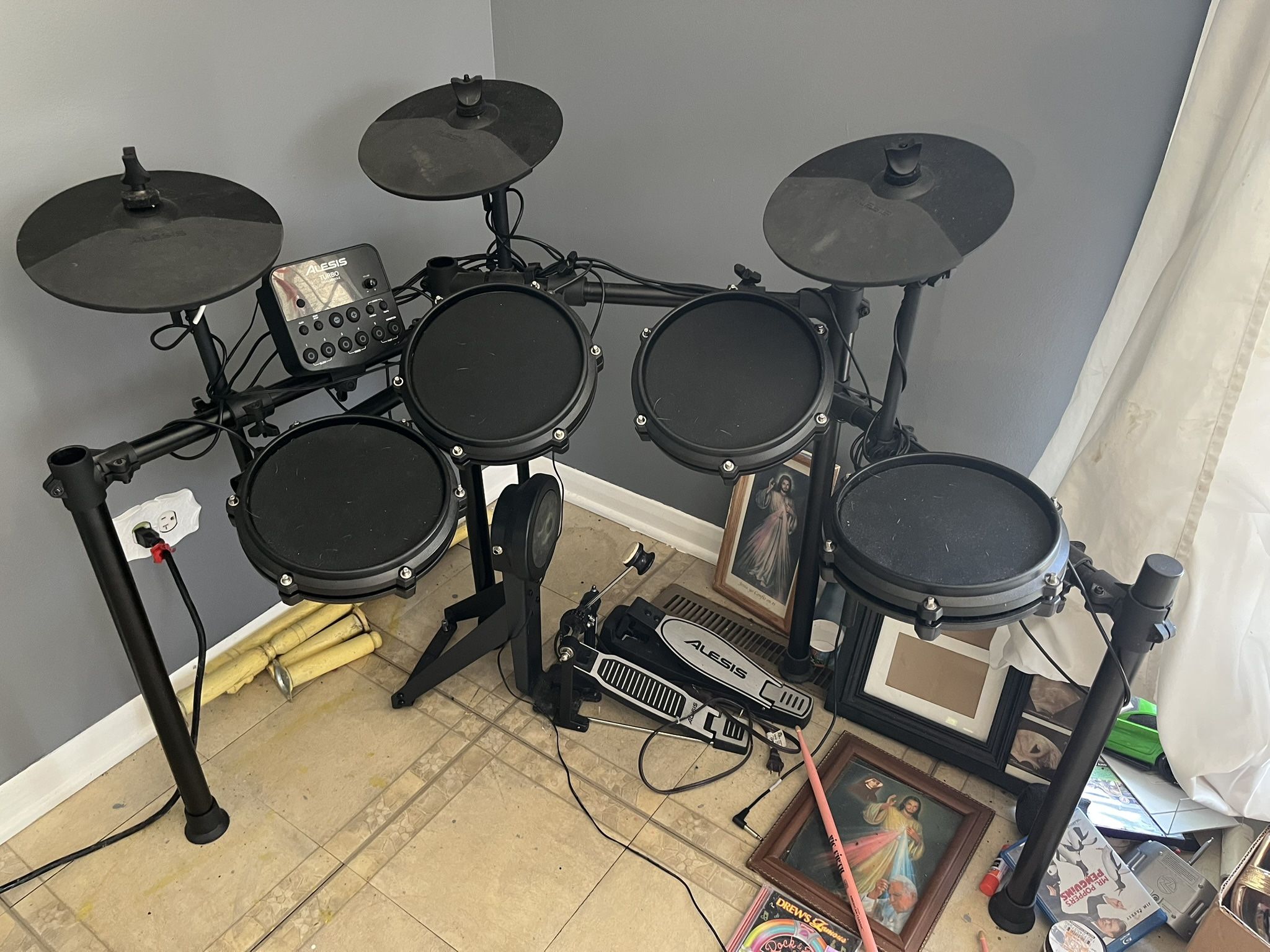 alesis turbo drum set e drum kit