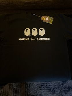 comme des garçons bape tee