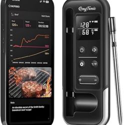 🔥Brand new🔥 Smart Bluetooth Wireless Meat Thermometer, 800FT Digital Food Thermometer for Remote Monitoring with Ultra-Thin Probe, Instant Read, Sta