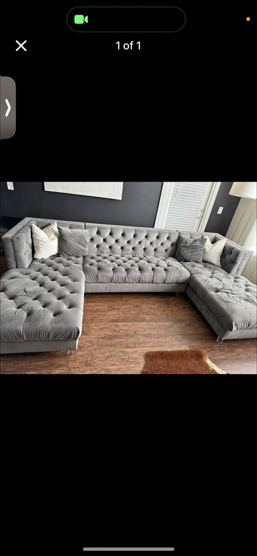 Nice Gray Sectional Gentle Use Pick Up Only
