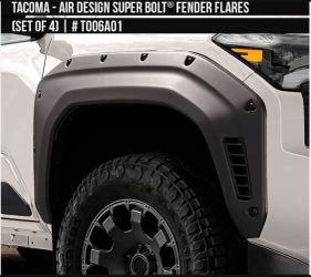 2024-2025 TOYOTA TACOMA AIR DESIGNS FENDER FLARES (SET OF 4)