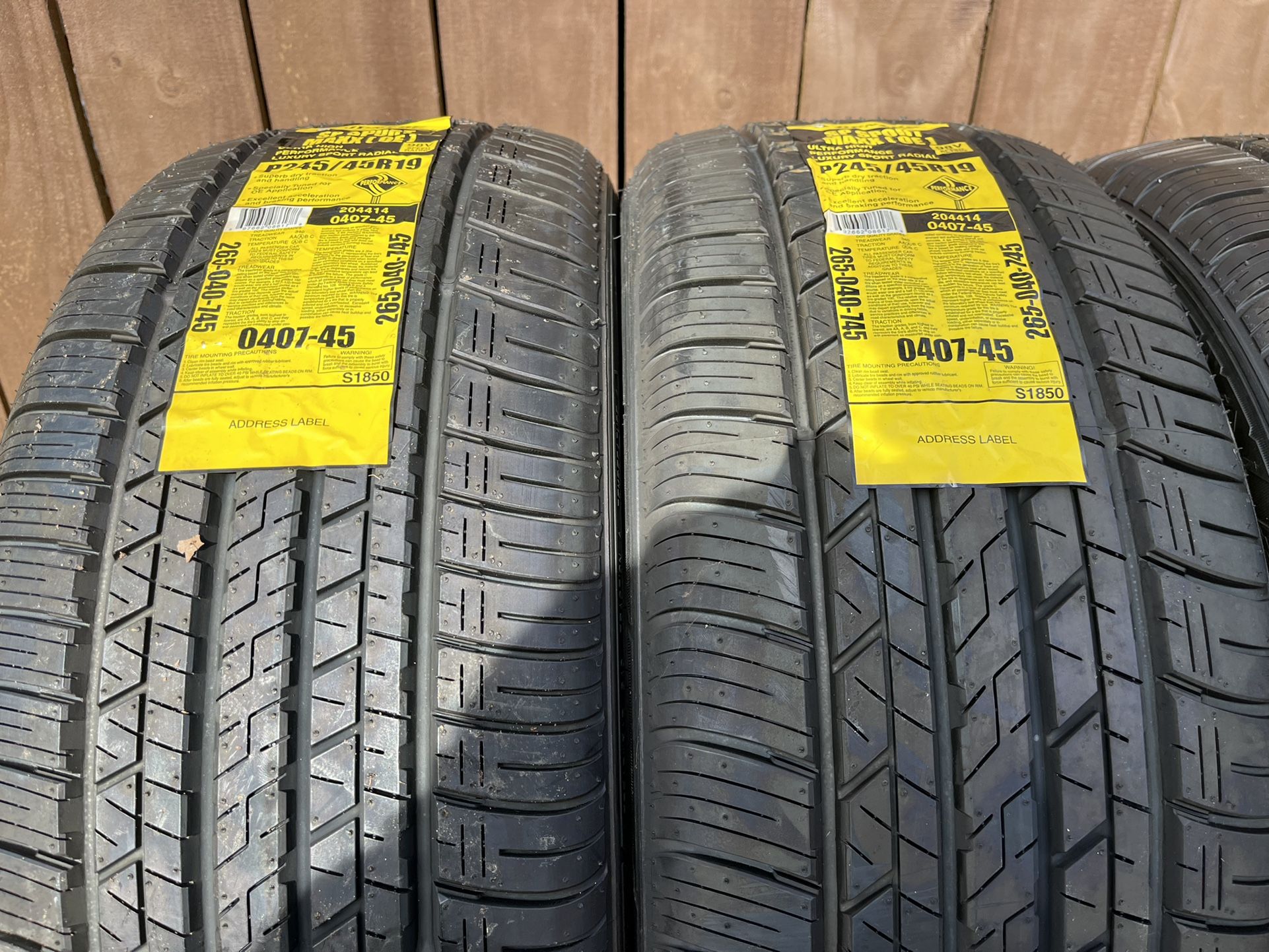 Goodyear Tires, Sp Sport Max Tires for Sale in Marietta, GA OfferUp