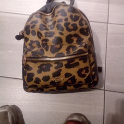 Coach Leather Backpack Womens