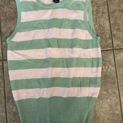 GAP sleeveless striped sweater 