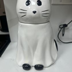 Ceramic Cat Cookie Jar 
