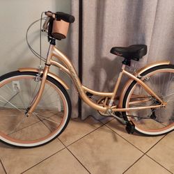 NEW Kent Bayside Cruiser Bicycle Rose Gold