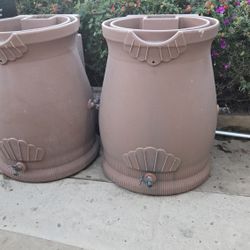 55gal Rainwater Catch Barrels 2