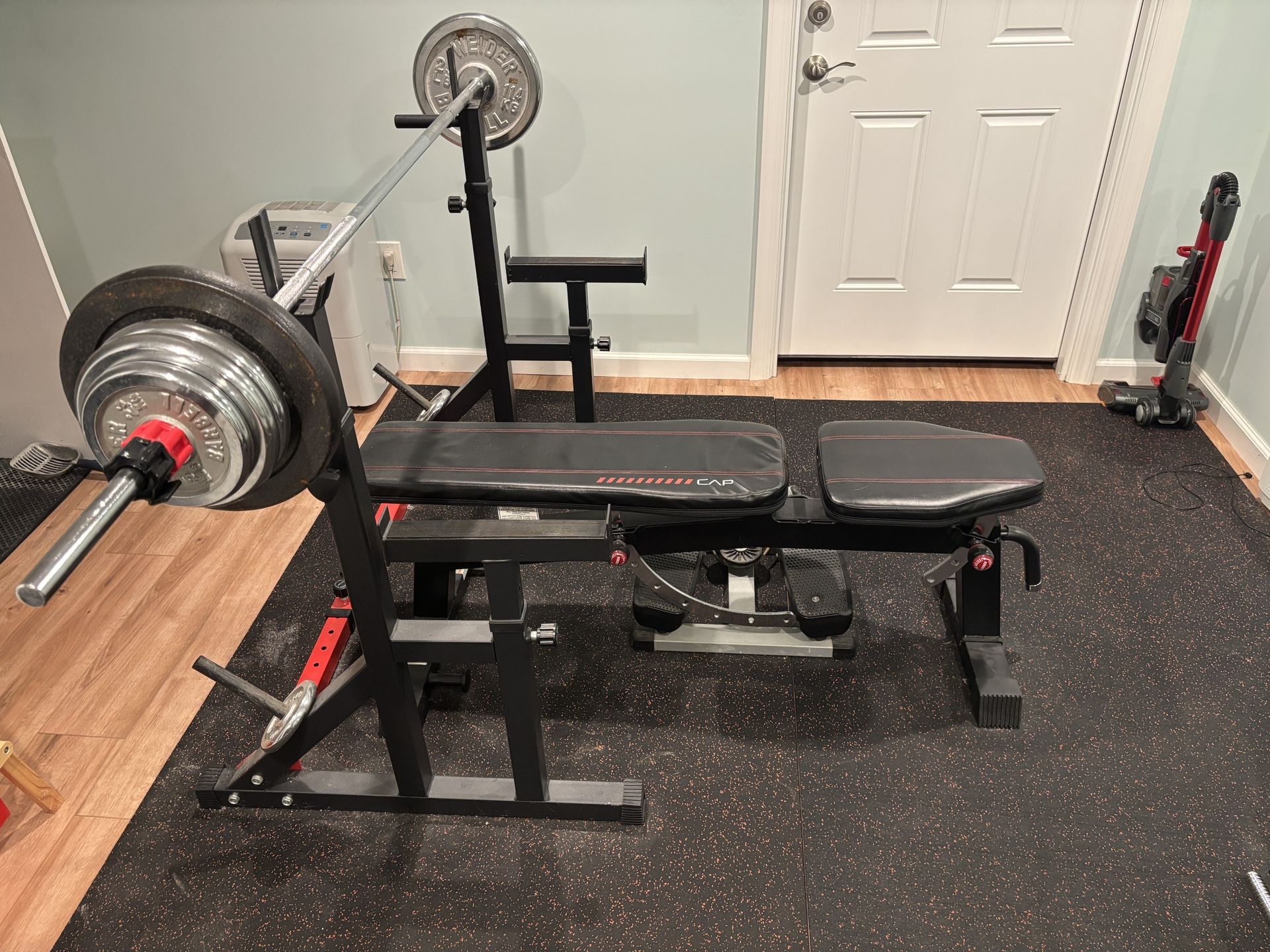 Bench Press/ Squat Rack + Bench