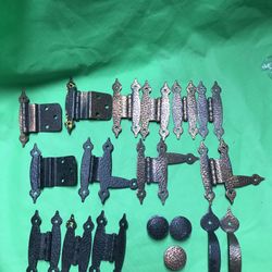 Old Hinges , handles, and knobs
