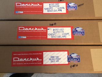 1957 Chevy Bel Air Assorted parts and badges