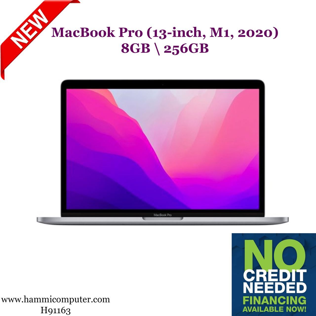 MacBook Pro (13-inch, M1, 2020) 8GB \\ 256GB SLV \