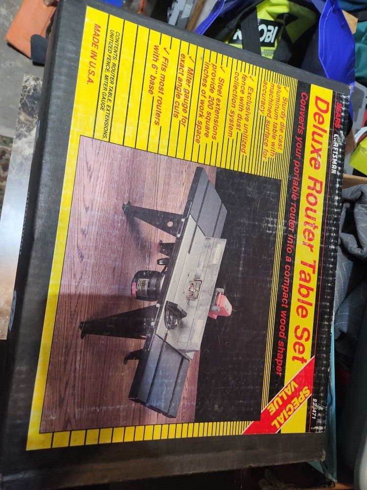 Deluxe Router Table Set 