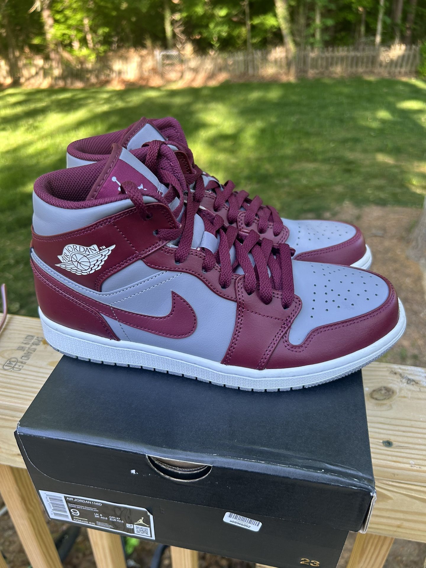 Men’s Size 9 Jordan 1 Cherrywood