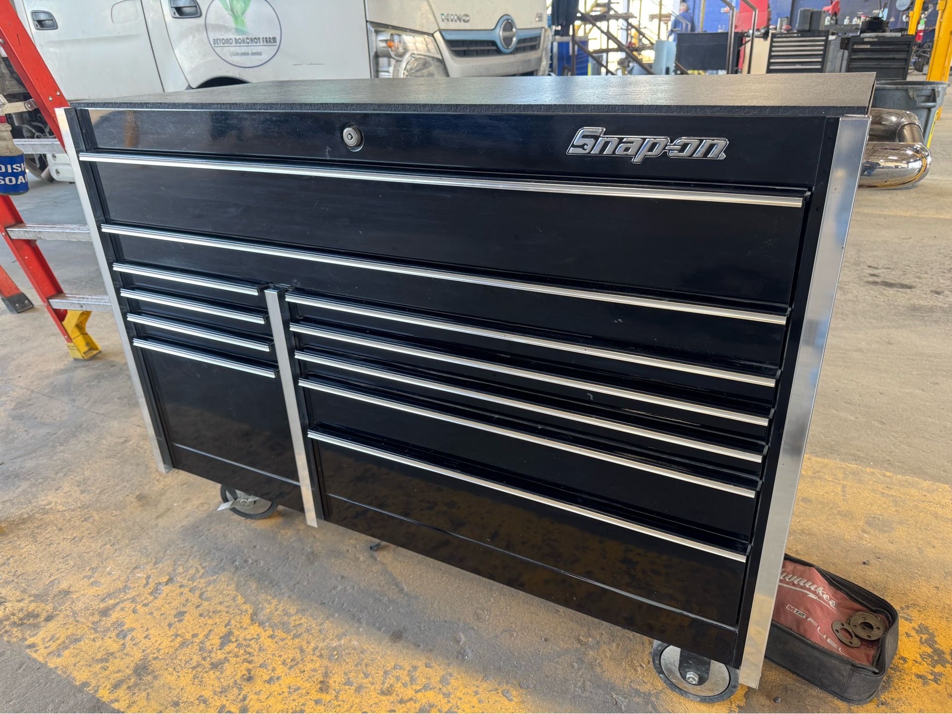 Snap on tool box