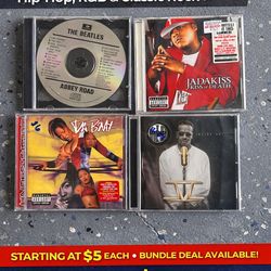 Classic CD bundle featuring Hip-Hop, R&B & Classic Rock 🎶