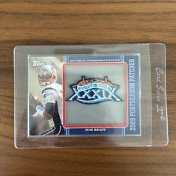 Tom Brady Patch Sports Card
