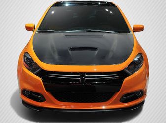 Blemished 2013-2016 Dodge Dart Carbon Creations DriTech MP-R hood - 1 Piece