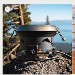 Trail Fire Camp Fire It/ Stove / BBQ With Wok