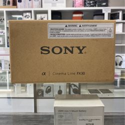 Sony FX30 Cinema Camera