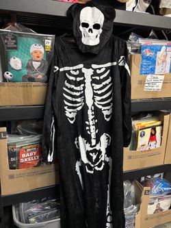 New, Adult Skeleton Costume size L-XL