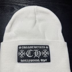 Chrome Hearts Beanie White