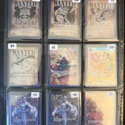 One Piece Japanese Cards Collection