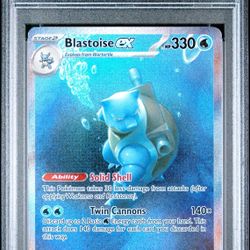 Blastoise Ex PSA 9 #200 From Pokemon 151 For Sale