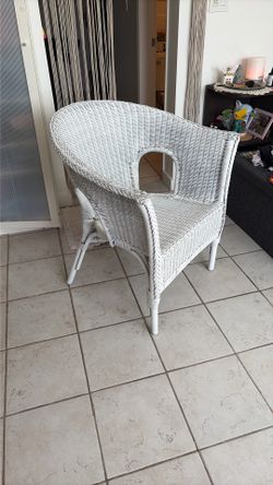 White Outdoor Chair