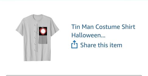 Tin Man T-shirt Costume
