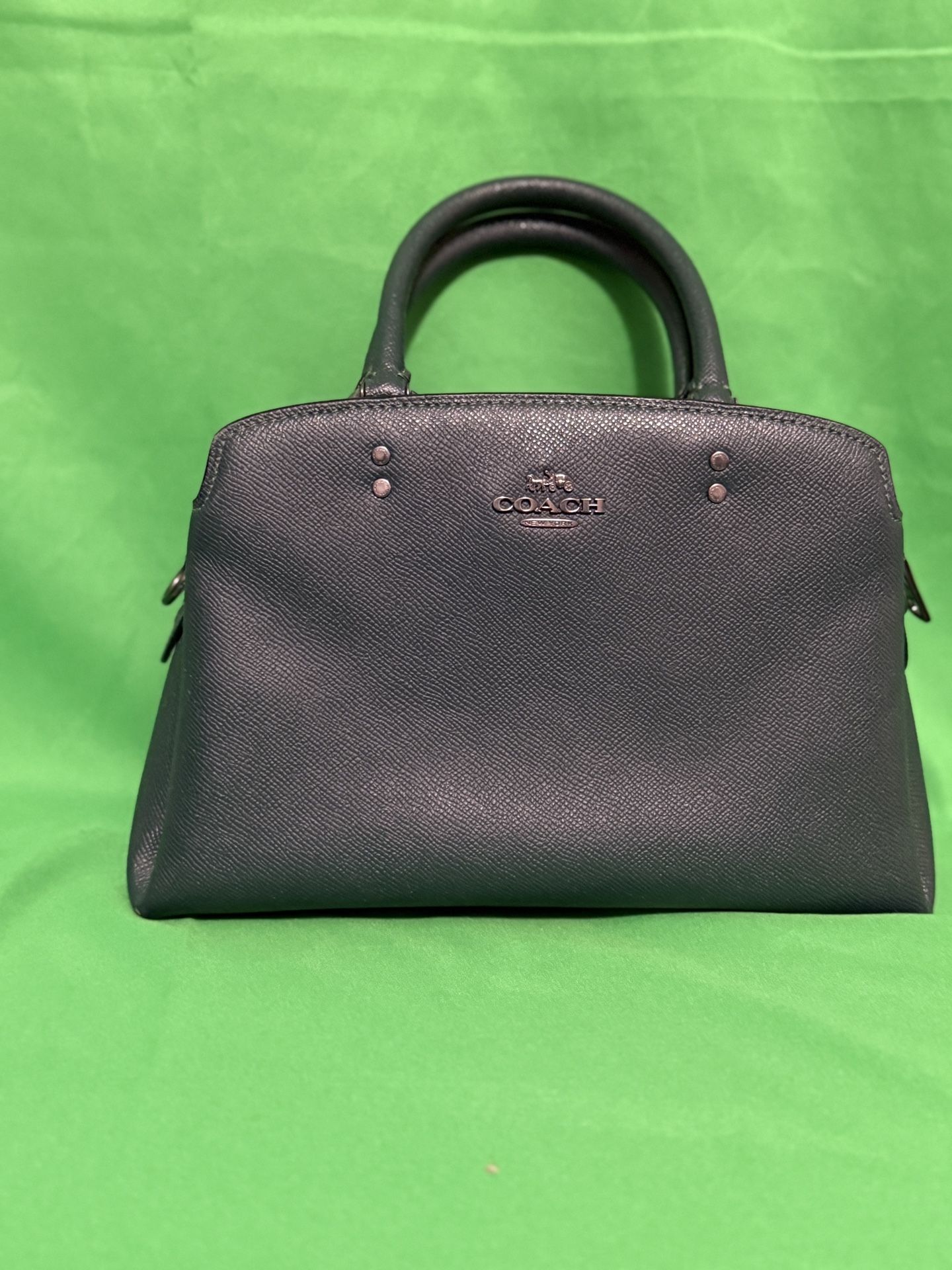 Authentic Green Coach Bag Purse