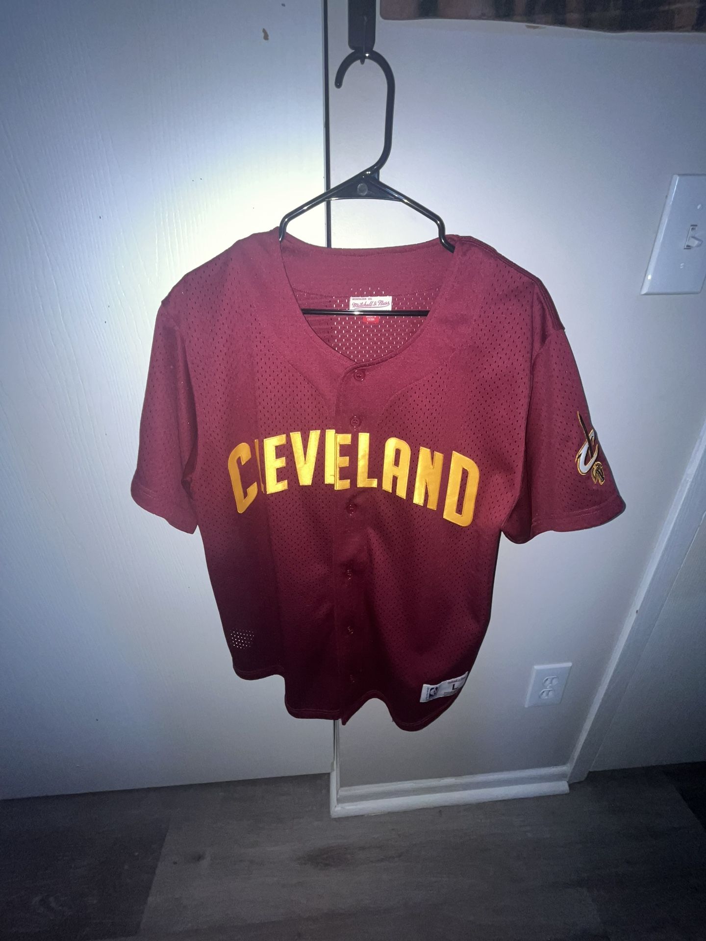 Cleveland Cavilers Mitchell & Ness Baseball Jersey