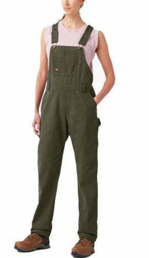 Dickies Women's Overalls Green 