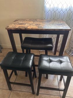 4 piece set bar table