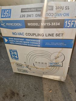 Mr. Cool NV-15-3834 No-VAC Coupling Line Set for Mini Split