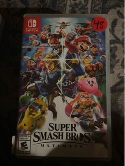 Super smash bros Nintendo switch