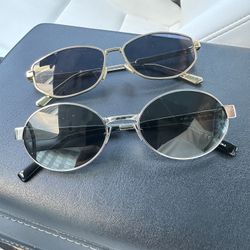 Dior & YSL Oval Sunglasses